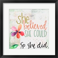 Framed She Believed