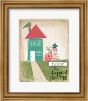 Framed 'Happiest Home' border=