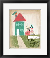 Framed Happiest Home