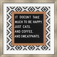 Framed Cats and Sweatpants