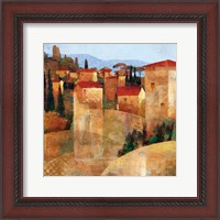 Framed Tuscan Hillside