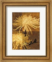 Framed Golden Mums II