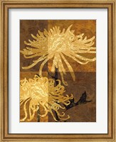 Framed Golden Mums II