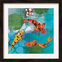 Framed Lucky Koi II