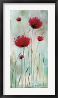 Framed Splash Poppies I