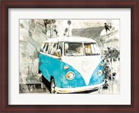 Framed Hippie Van