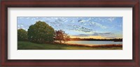 Framed Lakeside Sunrise