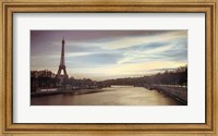 Framed Paris Sunset