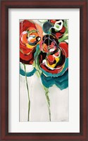 Framed Wasabi Rose I