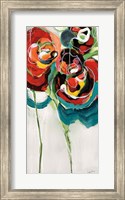 Framed Wasabi Rose I