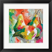 Framed Sunlit Pears