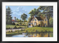 Framed Yellow House