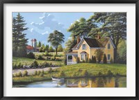 Framed Yellow House