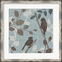 Framed Sparrow's Garden II