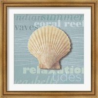 Framed 'Beach Collection III' border=