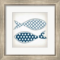 Framed 'Fish Patterns II' border=