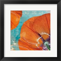 Framed Poppies in the Sky I