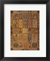 Framed Golden Tapestry