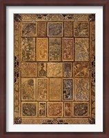 Framed Golden Tapestry