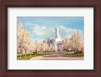 Framed Mt. Timpanogas Temple