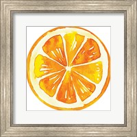 Framed Orange Plate