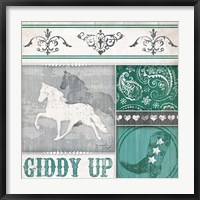 Framed Giddy Up