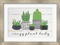 Framed Crazy Plant Lady