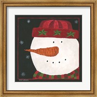 Framed Snowman I