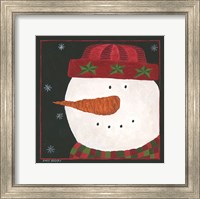 Framed Snowman I