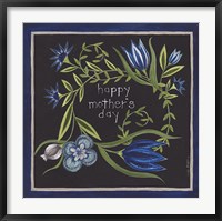 Framed Blue Flowers II