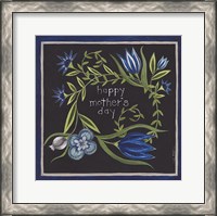 Framed Blue Flowers II