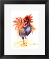 Framed Rooster