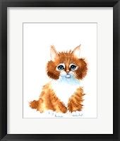 Framed Orange Cat