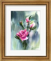 Framed Pink Roses