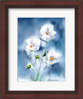 Framed White Flowers