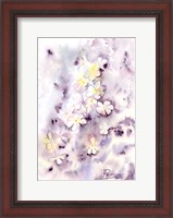 Framed Purple Flowers III