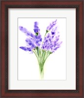 Framed Purple Flowers IV