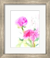 Framed Pink Flowers