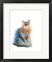 Framed Ginger Cat II