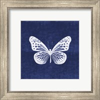 Framed 'White Butterfly II' border=