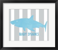 Framed Baby Sharks I