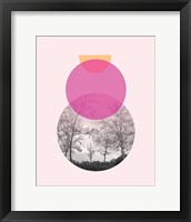 Framed Pink Trees
