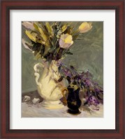 Framed Tulips and Lavender
