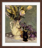 Framed Tulips and Lavender