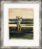 Framed Golfer