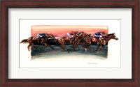 Framed Horse Race