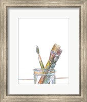 Framed Paintbrushes