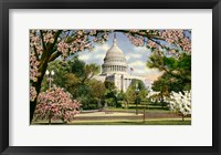 Framed US Capitol