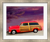 Framed Red Woody