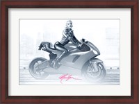 Framed Marilyn's Ride in Pink